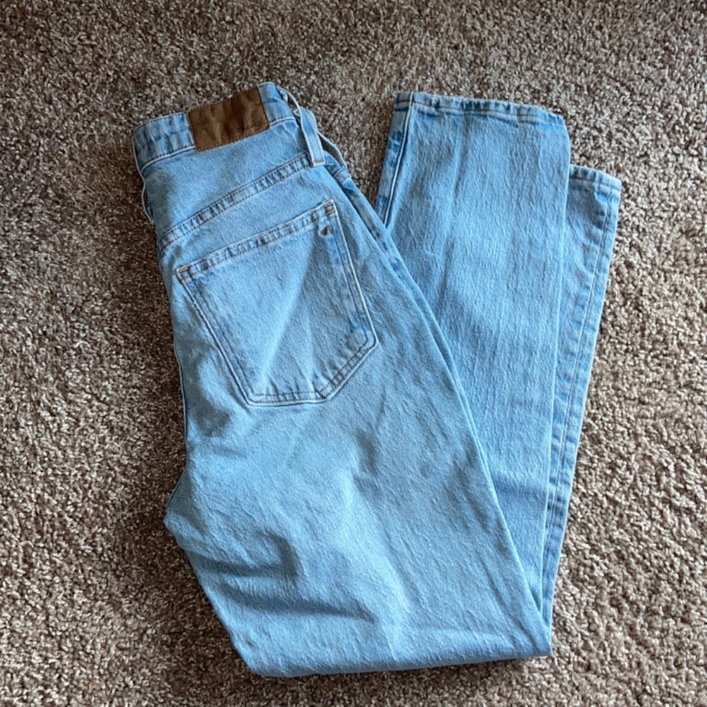 Curvy perfection vintage straight Madewell jeans